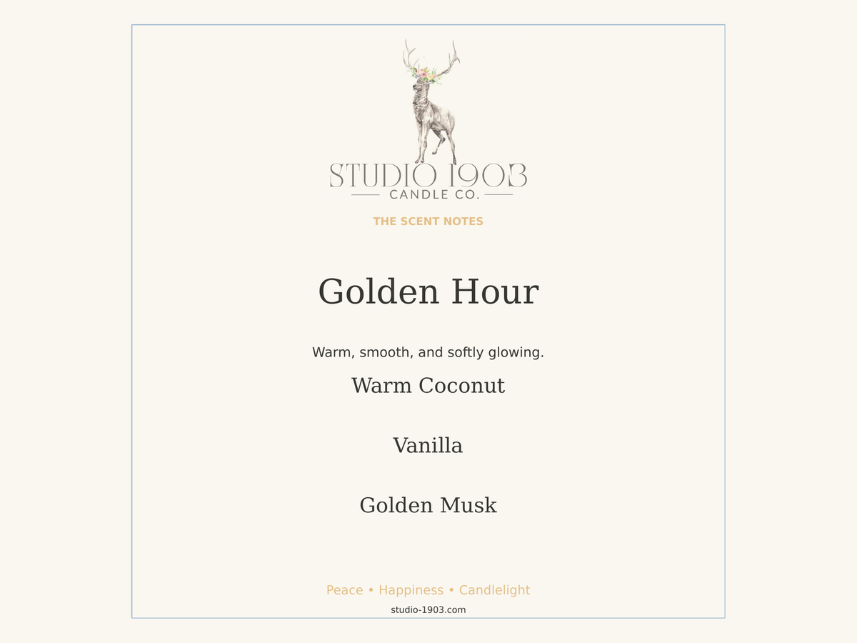 Golden Hour Candle