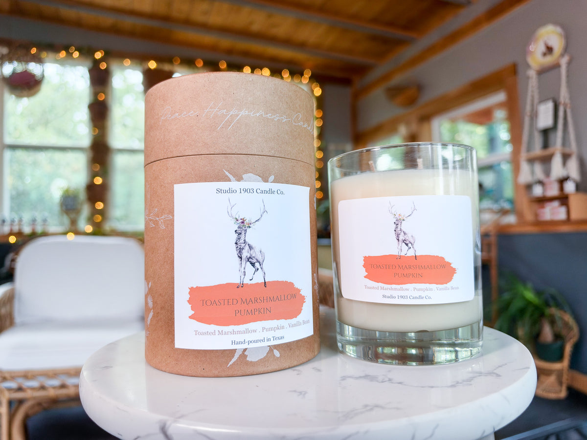 Toasted Marshmallow Pumpkin Candle