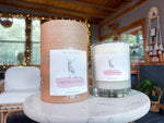 Driftwood Rose Candle