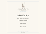 Lakeside Spa Candle