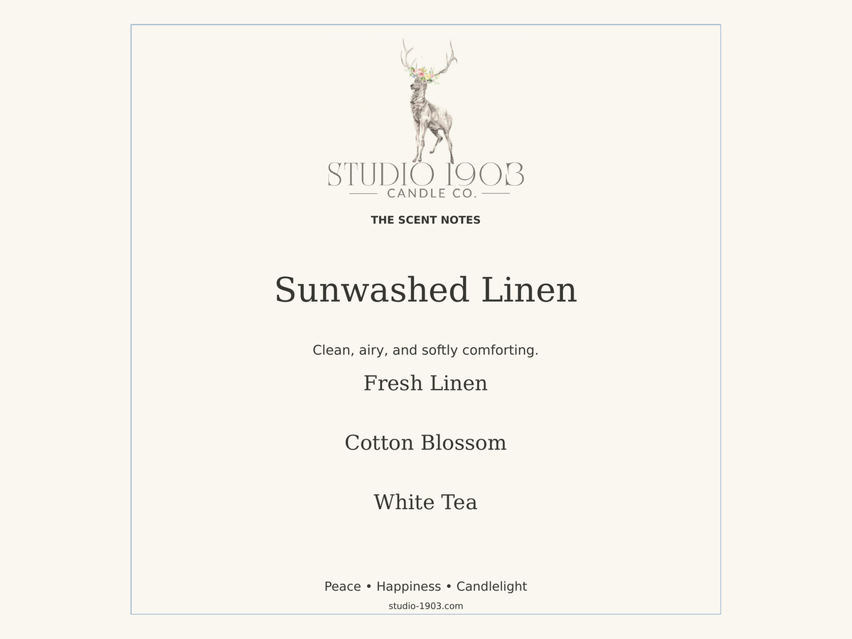 Sunwashed Linen Candle